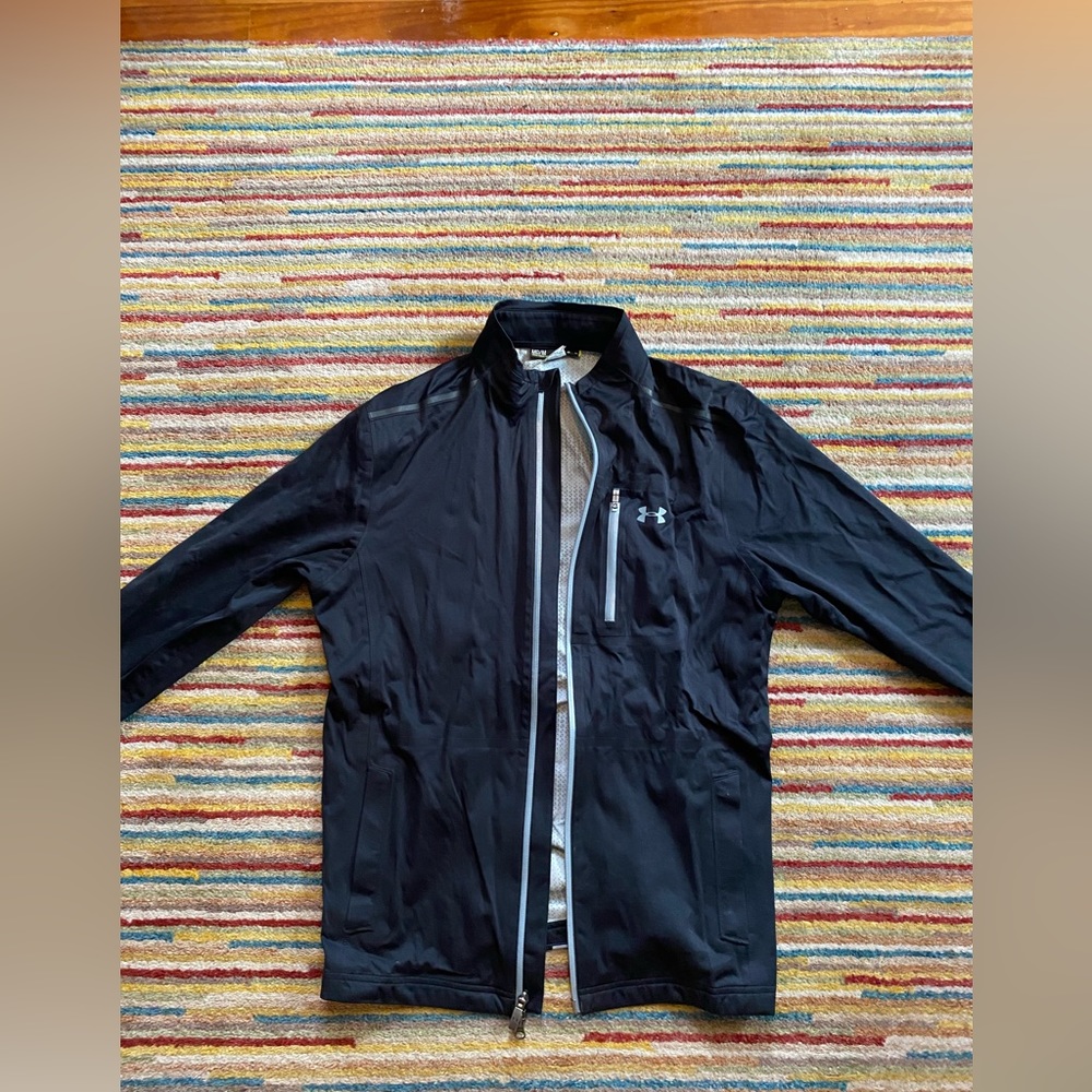 MENS UNDER ARMOR LIGHTWEIGHT WEATHERPROOF JACKET
